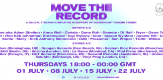 Move the Record returns with for a four-week record store stream initiative