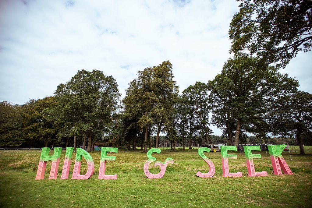 Hide & Seek signage