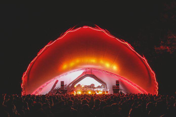 Hide & Seek main stage at night