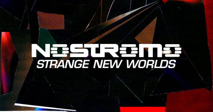 Nostromo - Strange New Worlds logo/flyer