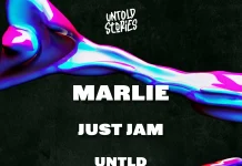 Untold Stories event flyer with Marlie, Just Jam and UNTLD