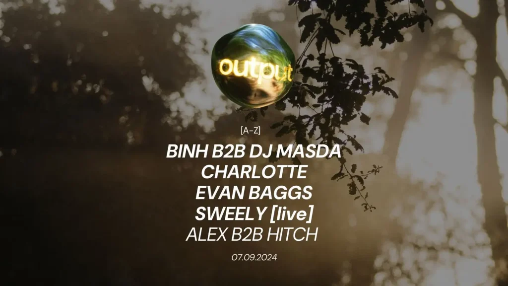 Output - Diverbosc lineup and flyer