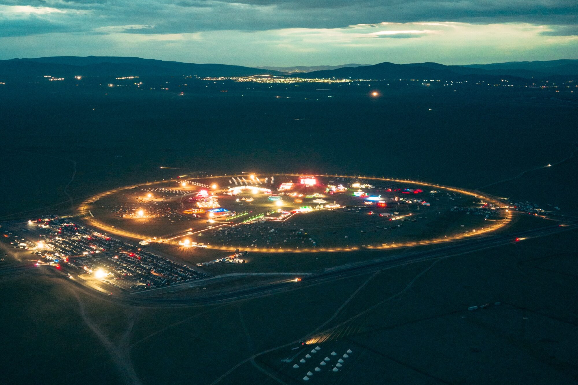 Playtime Festival arial shot