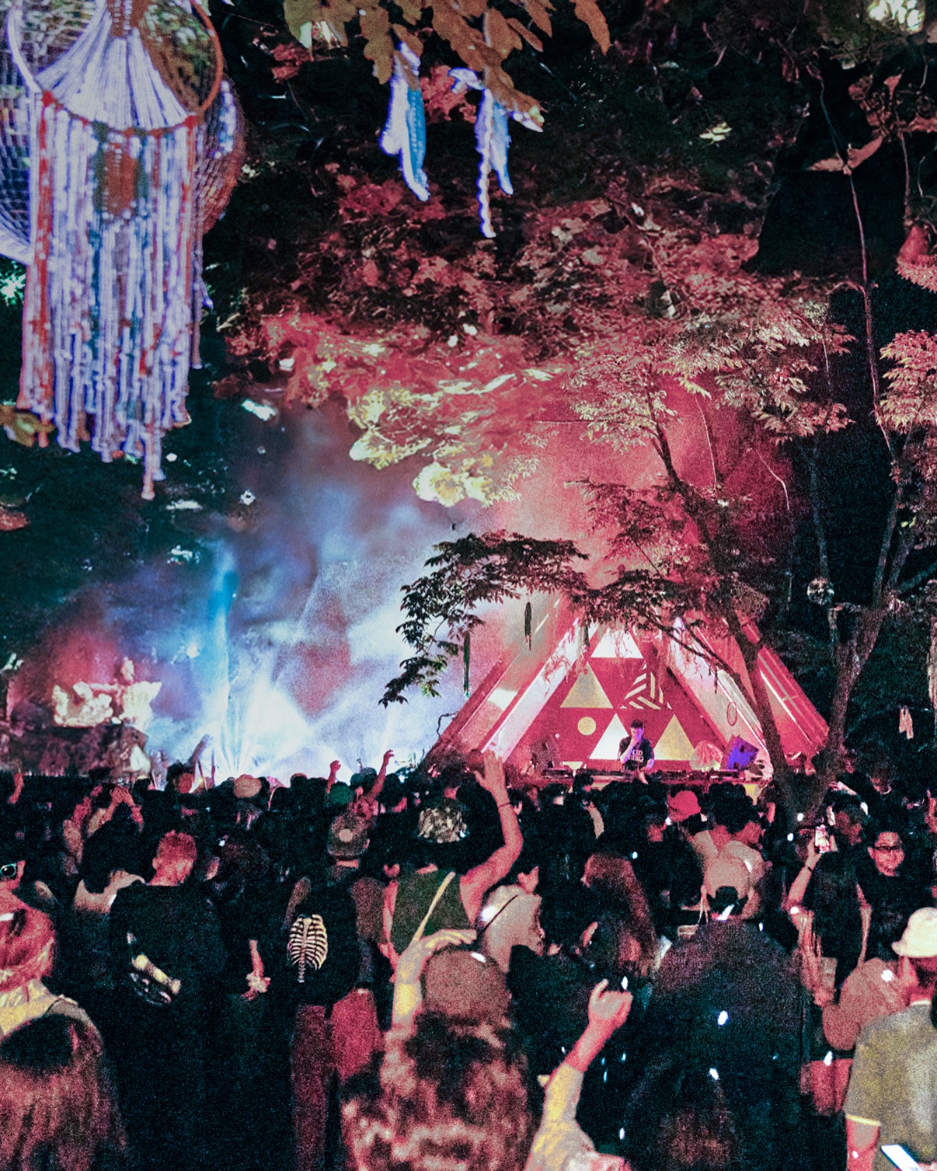 The Air House Festival stage