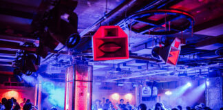 Mint XL has arrived, and it has brought 2,500 friends Crowd under purple and blue lights at Mint XL's opening night in Leeds