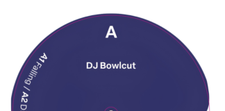 DJ Bowlcut PBAVINYL002 side A label