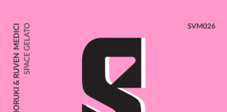 Supervibe Music SVM026 Space Gelato cover with a black S logo on pink