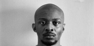 Black-and-white portrait of Camagu
